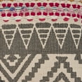 thumbnail image 5 of LR Home Nomad 18" x 18" Rainbow Chevron Cotton Blend Adult Decorative Throw Pillow, 5 of 6