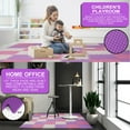 thumbnail image 3 of BalanceFrom Lot de 36 Tapis de Jeu Casse-Tête Emboîtables 12”x12”, Épaisseur 0,4”, Rose/violet/beige, 3 of 7