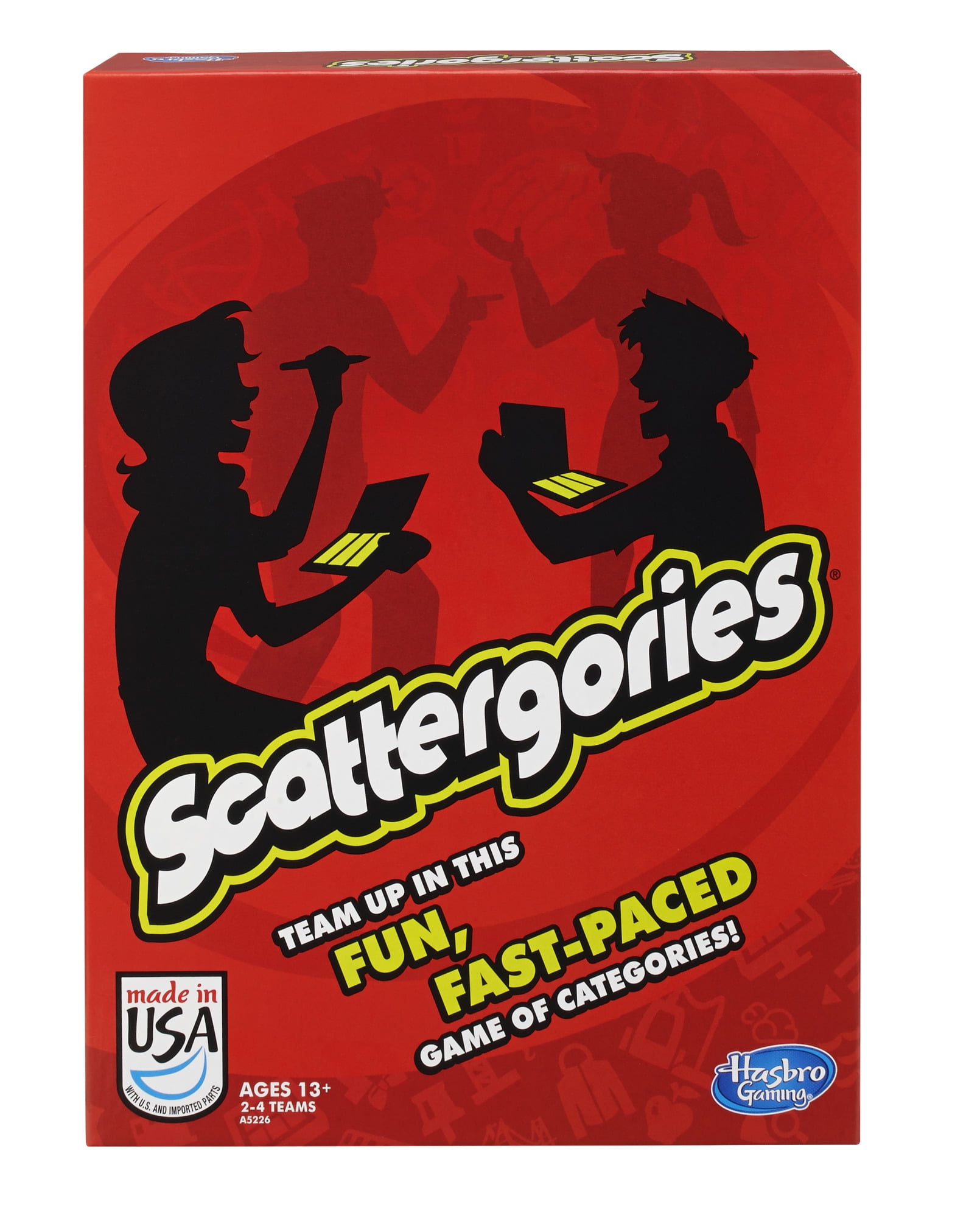 Classic Scattergories Game, Party Game for Kids Ages 13 and up, for 2+ Players