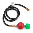thumbnail image 4 of Stanbroil 48 Inch 10 PSI High Pressure Propane Adjustable Regulator Valve Hose Assembly - QCC1 x 3/8" Flare Swivel Fitting, 4 of 7