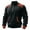 Brown, variant on Jacket Tactical For Men Quarter Zip Up Sweatshirts Workout Gym Mens Fashion Outdoor For Fall Navy L