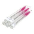 thumbnail image 1 of QualitChoice 5 Pieces Eyelash Brush with Tube Single Use Eyebrow Brushes Makeup Tool Silver Type 1, 1 of 6
