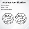 thumbnail image 2 of 4Pcs Protein Shaker Ball,Stainless Steel Metal Held Hands Shake Bottle Mixer Bottles Blender Mixing Small Wire Whisk Balls,for Sports Milkshake Cup Powder Supplements Bulk Shakes Formula Mixed Matcha, 2 of 7