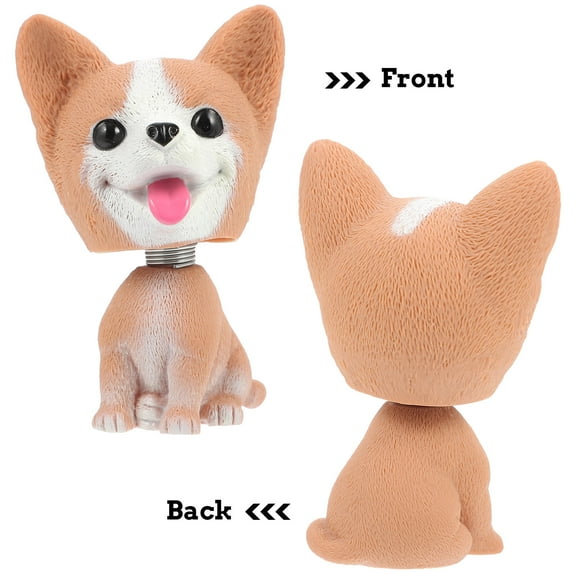 LOLIPPYY Corgi Figurine 1pc Cute Dashboard Decoration for Car, Portable Home and Office Perfect for Dog