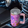 thumbnail image 5 of Halloween 40oz Tumbler with Handle and Straw Lid – Spooky Insulated Travel Mug – Perfect Pumpkin Gift Cup, 5 of 5