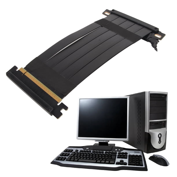 Cable uprador pcie 4.0 x16, cable de extensión GPU de 180 Grados de Doble Cara Flexible de alta Velocidad, Elevador Cable GPU para RTX 4090 Para Tarjeta Grafica RX 7900 XT