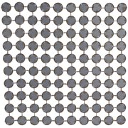 DecMode 40 x 40 Gold Geometric Wall Mirror with Grid Pattern