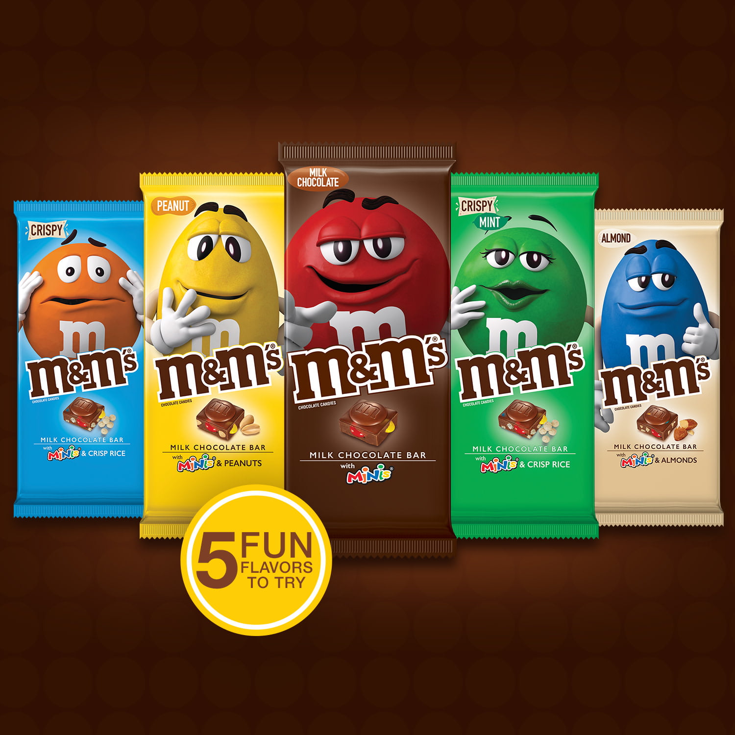 M&M's® Dark Chocolate Bar with Minis, 4 oz - Dillons Food Stores