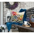 thumbnail image 4 of Barn Owl Throw Pillow 18 in x 18 in, 4 of 5