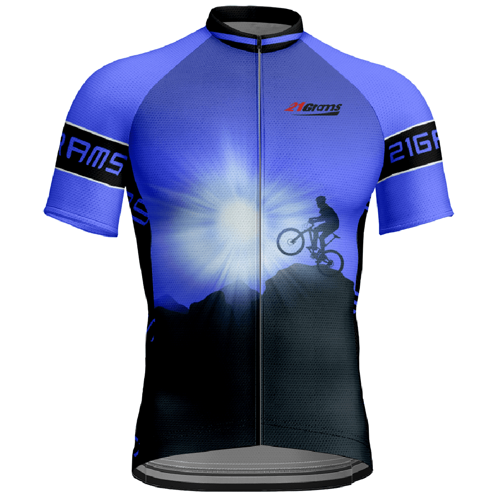 Adult Cycle Jersey Cool Short Sleeve Practical Mountain Bike Jersey for ...