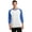 White, Royal Blue, variant on Port & Co Adult Male Men Heather Long Sleeves T-Shirt Wht/Royal 2X-Large