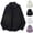 #279-Black, variant on Ceisia Men's Oversize Turn-Down Collar Single-Pocket Cotton Long-Sleeve Shirt Gift