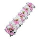 thumbnail image 5 of Panel de flores de fondo, decoración de camino de rosas artificiales, flor de seda para boda, blanco rosa, 5 of 9