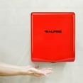 thumbnail image 4 of Alpine Willow Commercial Hand Dryer, Automatic, High Speed, Electric, Red, 4 of 9