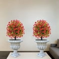 thumbnail image 5 of CQCYD under $5 Artificial Topiary Ball Trees with Ground Spike, UV Resistant Artificial Violet Shrubs, Fake Evergreen Artificial Plants Flowers Brush for Outdoor Indoor Front Porch Garden, 5 of 6