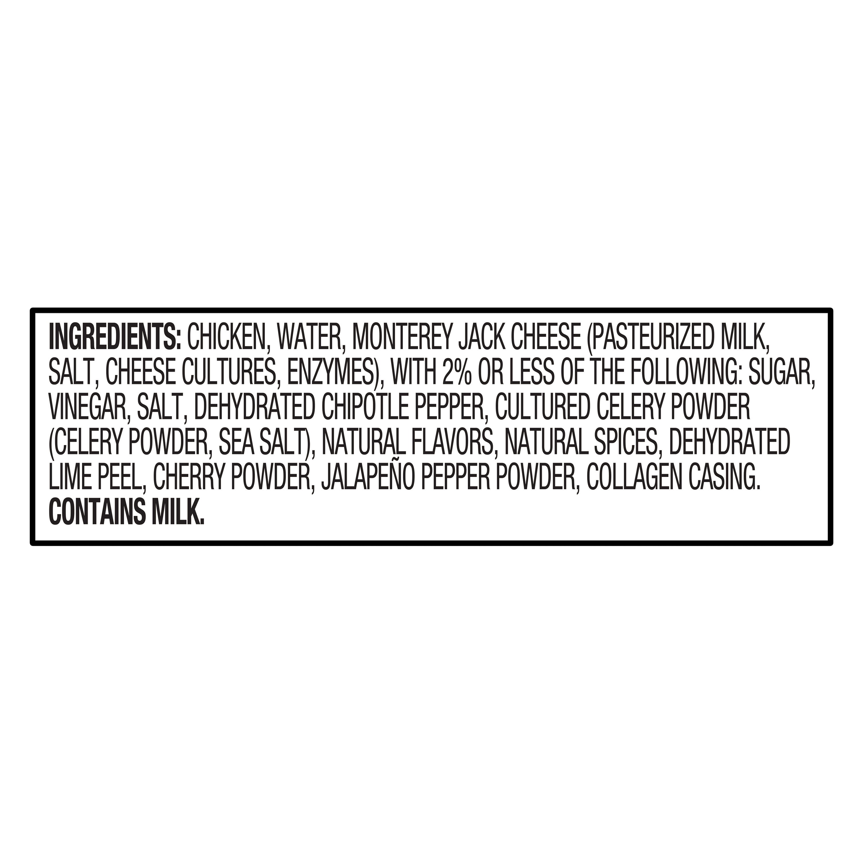 Marketside Chipotle and Monterey Jack Cheese Chicken Sausage, 12 oz