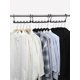 thumbnail image 2 of 1pc Hangable White Adjustable Multifunctional Clothes Hook, 2 of 4