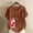 Café Femmes Vêtements, variante sur Aubaines du Jour Liquidation Iumwxz Blouses Décontractées Coupe Ample Grande Taille Boutons Ornementaux Vêtements pour Femmes T-Shirt Graphique Floral Hauts Manches Courtes Col Rond T-Shirts pour Dames Tenue de Rue