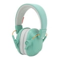 thumbnail image 4 of Orejeras de seguridad con reducción de ruido Orejeras de protección auditiva de 25 dB Auriculares con cancelación de ruido a prueba de sonido Verde menta, 4 of 14