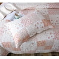 thumbnail image 5 of Kasentex Country-Chic Farmhouse Quilt Set - Floral Bedding with Pillow Case Shams, Pink, Twin Size, 5 of 6