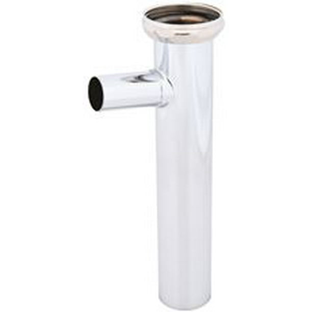 Keeney Dishwasher Branch Tailpiece With 3/4 In. Clamp Plain End, Chrome