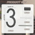 thumbnail image 2 of Uxcell 8" Solid Aluminum Floating House Numbers for Outside Address(Number 3, Black), 2 of 7