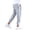 Gray, variant on Kinet Loose Fit Button Side Basketball Training Joggers With Elastic Stretch Waist Pants,M,Blue