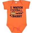 thumbnail image 3 of Inktastic I Watch Football with My Daddy Boys or Girls Baby Bodysuit, 3 of 5