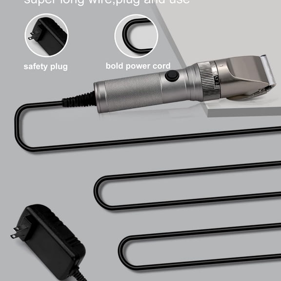 "Dog Grooming Clippers High Power Dog Clipper for Thick Heavy Coats Low Noise Plug-in Pet Trimmer Pet Professional Grooming Clippers with Guard Combs Brush for Dogs Cats and Other Animals "