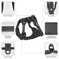thumbnail image 6 of Lsque Space Rockets Dog Harness, No-Pull Pet Harness with 2 Leash Clips, Adjustable Soft Padded Dog Vest with Easy Control Handle for Large Dogs-Small, 6 of 9
