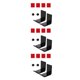 thumbnail image 4 of sweethay Colgador de almacenamiento para auriculares, estante portátil para auriculares domésticos, negro, 2 uds. Type1 NO1, 4 of 6