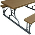 thumbnail image 7 of Plastic Development Group 6 Ft Picnic Table for Indoor & Outdoor Use, Brown, 7 of 7