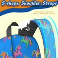 thumbnail image 5 of Unicorn and Blue Pattern 17" School Backpacks for Teens,Waterproof Oxford Fabric,S-Shape Padded Straps for School,Travel,Hiking,Camping, 5 of 6