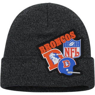 Youth Mitchell & Ness Royal/Orange Denver Broncos Retro Script Snapback Hat