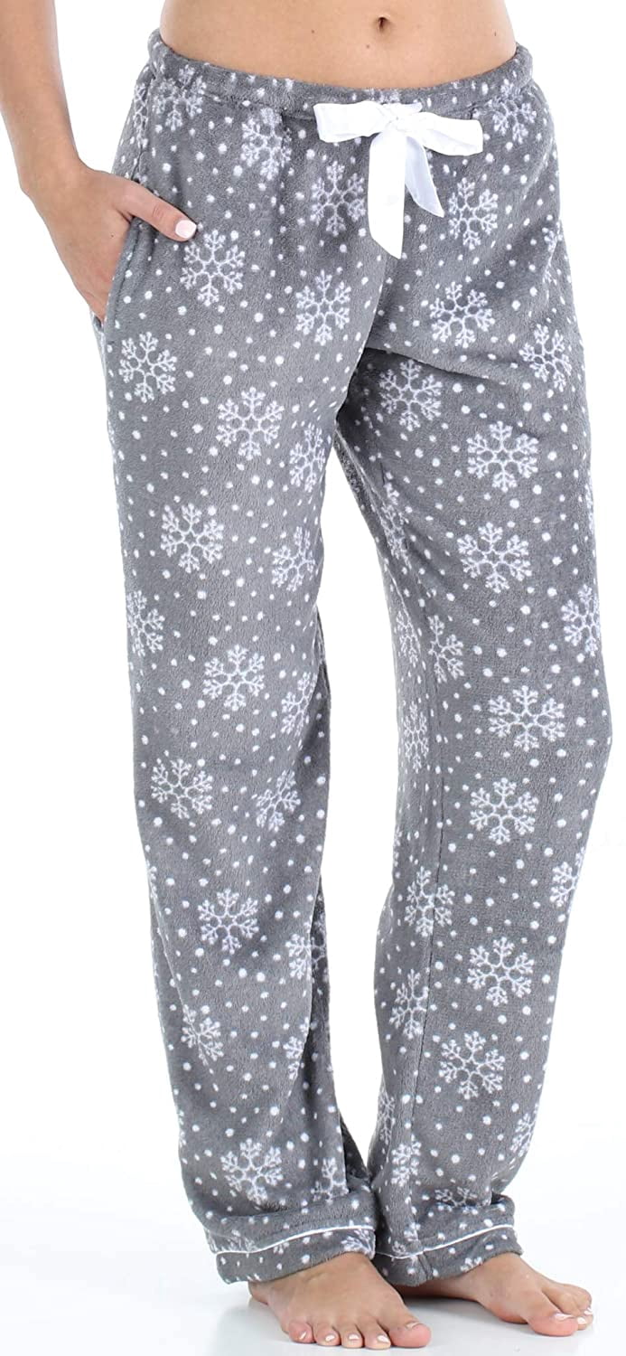 Women's Fleece Pajama PJ Pants with 