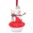thumbnail image 5 of Elanze Designs - Princess Snowgirl White and Red 4 inch Resin Stone Christmas Figurine Ornament, 5 of 5