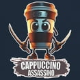 thumbnail image 3 of Cappuccino Assassino Men's Tank Top Fun Italian Brainrot Gen Z Alpha Meme, 3 of 7