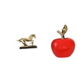 thumbnail image 1 of Figura de caballo,Figura coleccionable de caballo en miniatura,Adorno de caballo de resina,estatua de animal,decoración para el hogar,Estatua,Estatua de fruta artificial Escultura Artesanías, 1 of 8