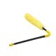 thumbnail image 5 of Buffing de de género de 47 cm de longitud Varilla limpia portátil plegable para la ventana y la pared del automóvil amarillo, 5 of 7