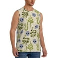 thumbnail image 2 of Haiem Men's Skull Snake Print Tank Tops Summer Sleeveless Cut Off Workout T-Shirts Fitness Vest Athletic Undershirts-Small, 2 of 8