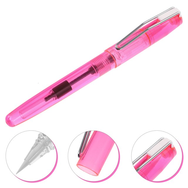 COMPUKAS 2Ud Pinceles De Caligrafía China Rosados Para Escritura Y Dibujo Tradicional Diario