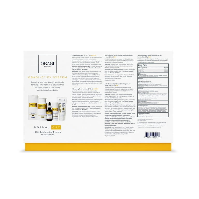 Obagi-C Fx Skin-Brightening System for Normal to Oily Skin