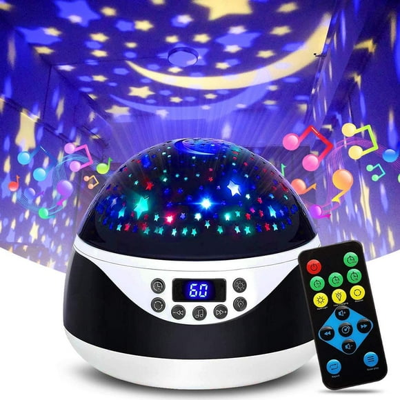ISTAR Star Projector Night Light 360 Degree Rotating with Timer Bedroom with Remote US