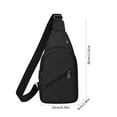 thumbnail image 3 of YFTDEY Canvas Minimalist Crossbody Bag, Men's Casual Bag, Stylish Sling Bag, Ideal for Daily Use, Perfect for Outdoor Activities, Versatile for Travel and Shopping, 3 of 4