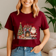 thumbnail image 4 of Tis The Season Cute Christmas Tree Santa Claus, Retro Christmas Shirt, Xmas TShirt, Cute Santa Claus Holiday, Merry Christmas Gift, 4 of 5