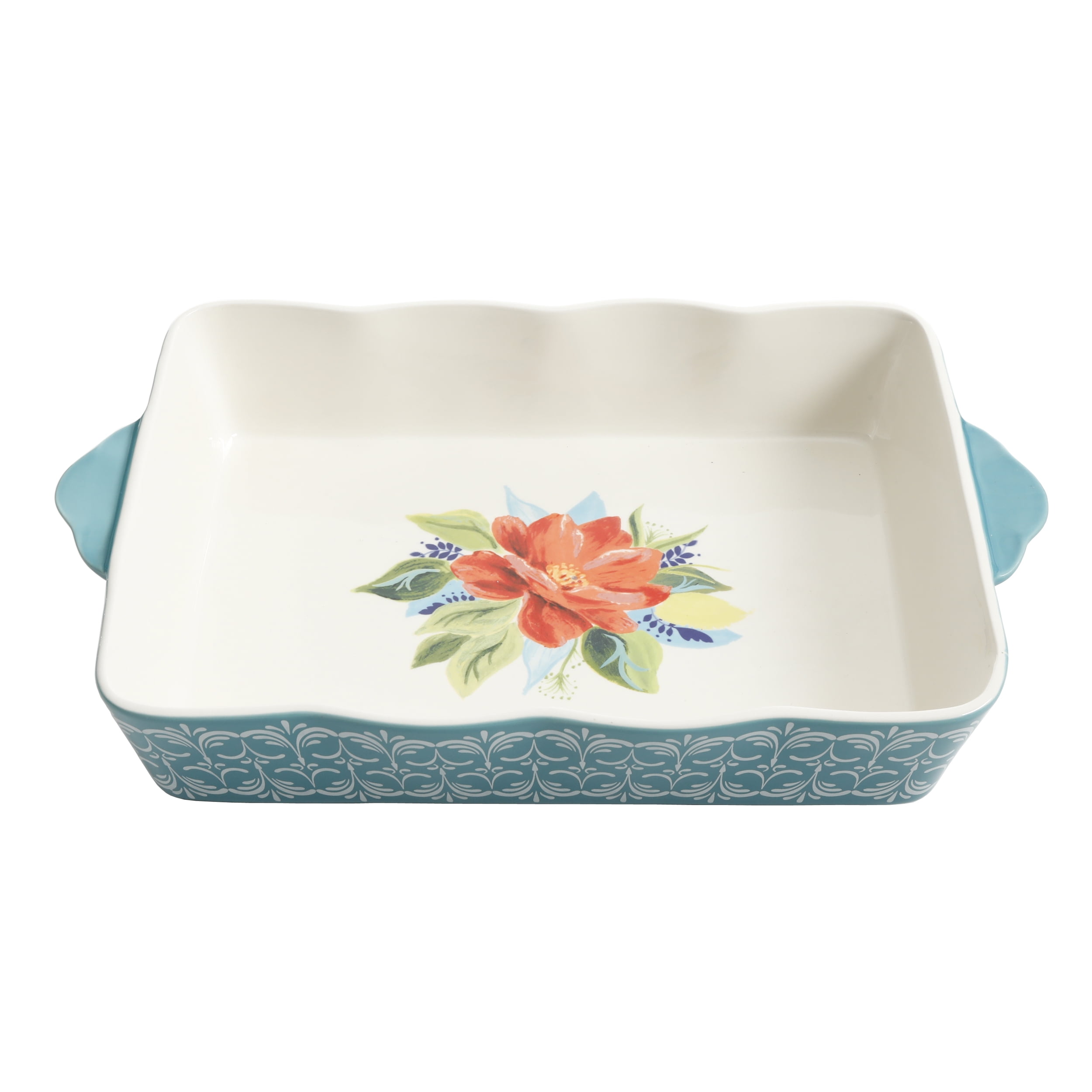 The Pioneer Woman Merry Meadows 2-Piece Rectangular Ceramic Holiday Bakeware Set, Size: Assorted