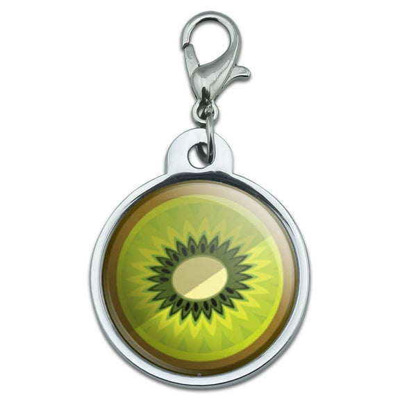 Kiwi Fruit Small Metal ID Pet Dog Tag