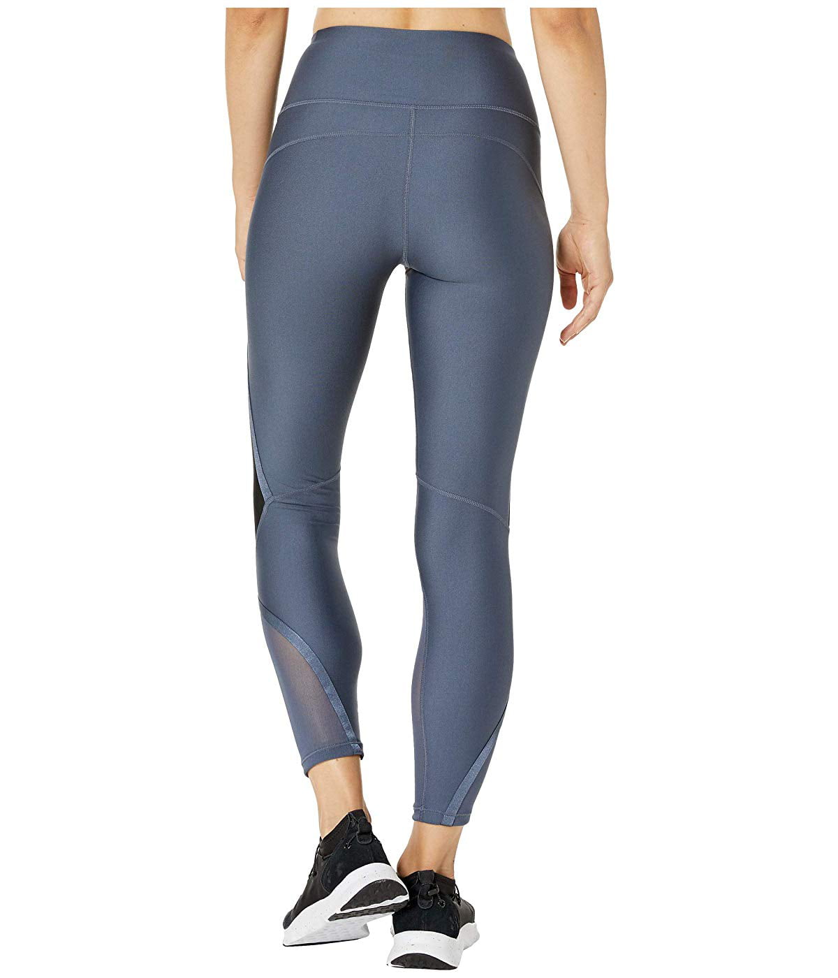 Under Armour Women's Shine Athletic Leggings High Rise Fitness Silver Size  X-Large