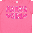 thumbnail image 4 of Inktastic Mama's Girl Pink with Hearts Girls Toddler T-Shirt, 4 of 5