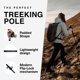thumbnail image 3 of Bastones de trekking Montem de aluminio 7075 de espuma EVA ultrarresistentes, 3 of 9